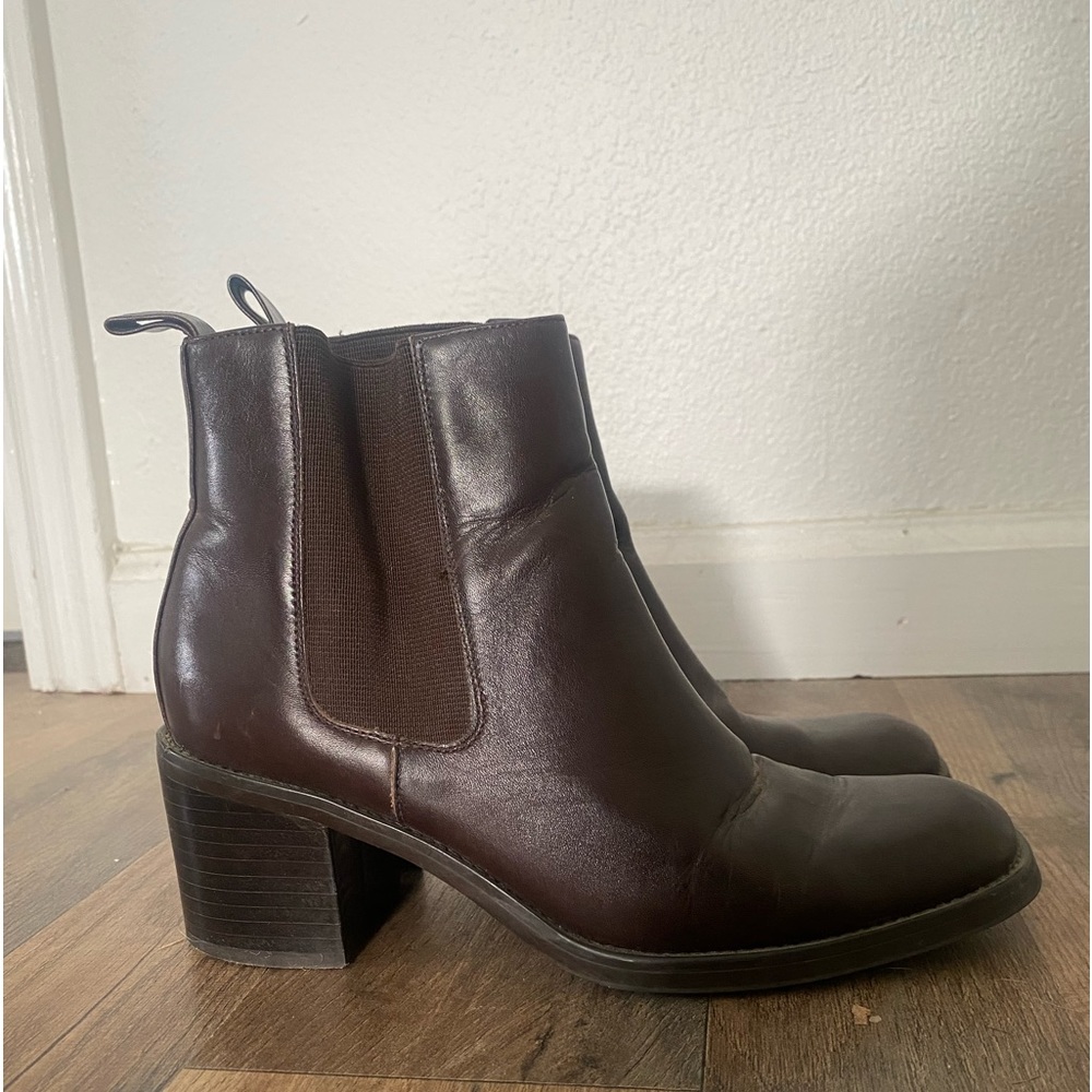 Liz Claiborne leather booties